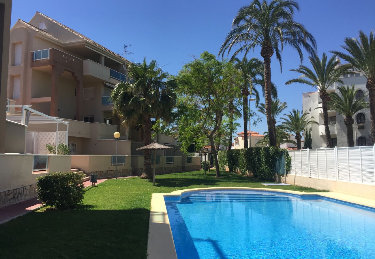 Apartamento en Denia - Bajo en Puerta del Palmar salida directa al jardin y piscina