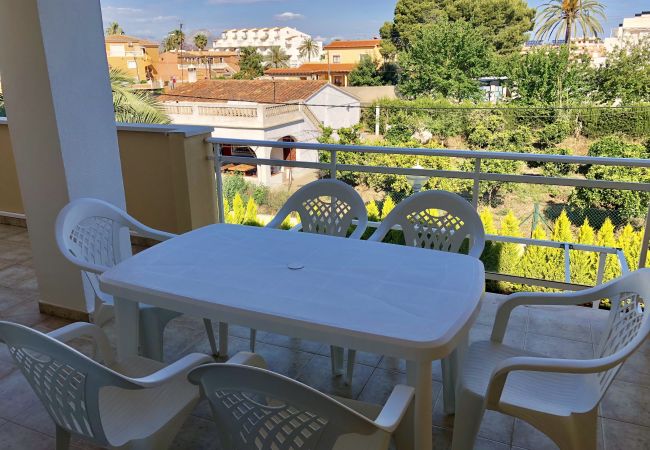 Apartamento en Denia - Apartamento ideal para familiascon parque infantil,piscina y jardin