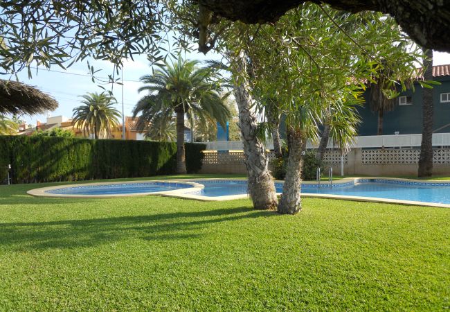 Apartamento en Denia - Apartamento ideal para familiascon parque infantil,piscina y jardin