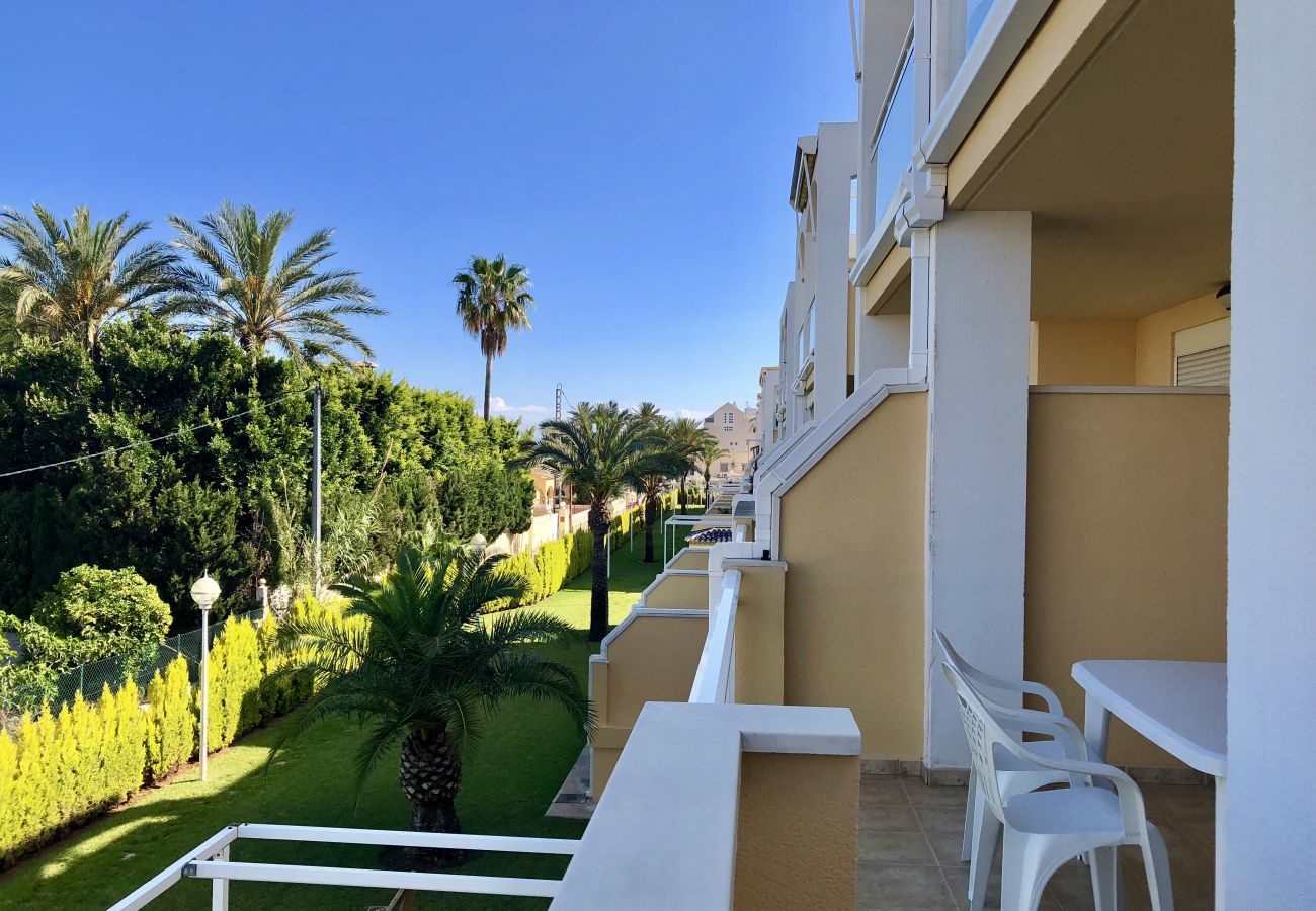 Apartamento en Denia - Apartamento ideal para familiascon parque infantil,piscina y jardin