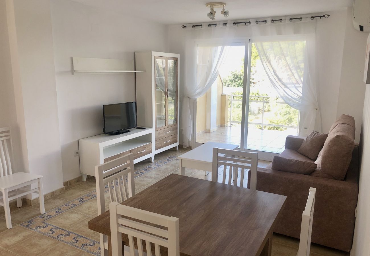 Apartamento en Denia - Apartamento ideal para familiascon parque infantil,piscina y jardin