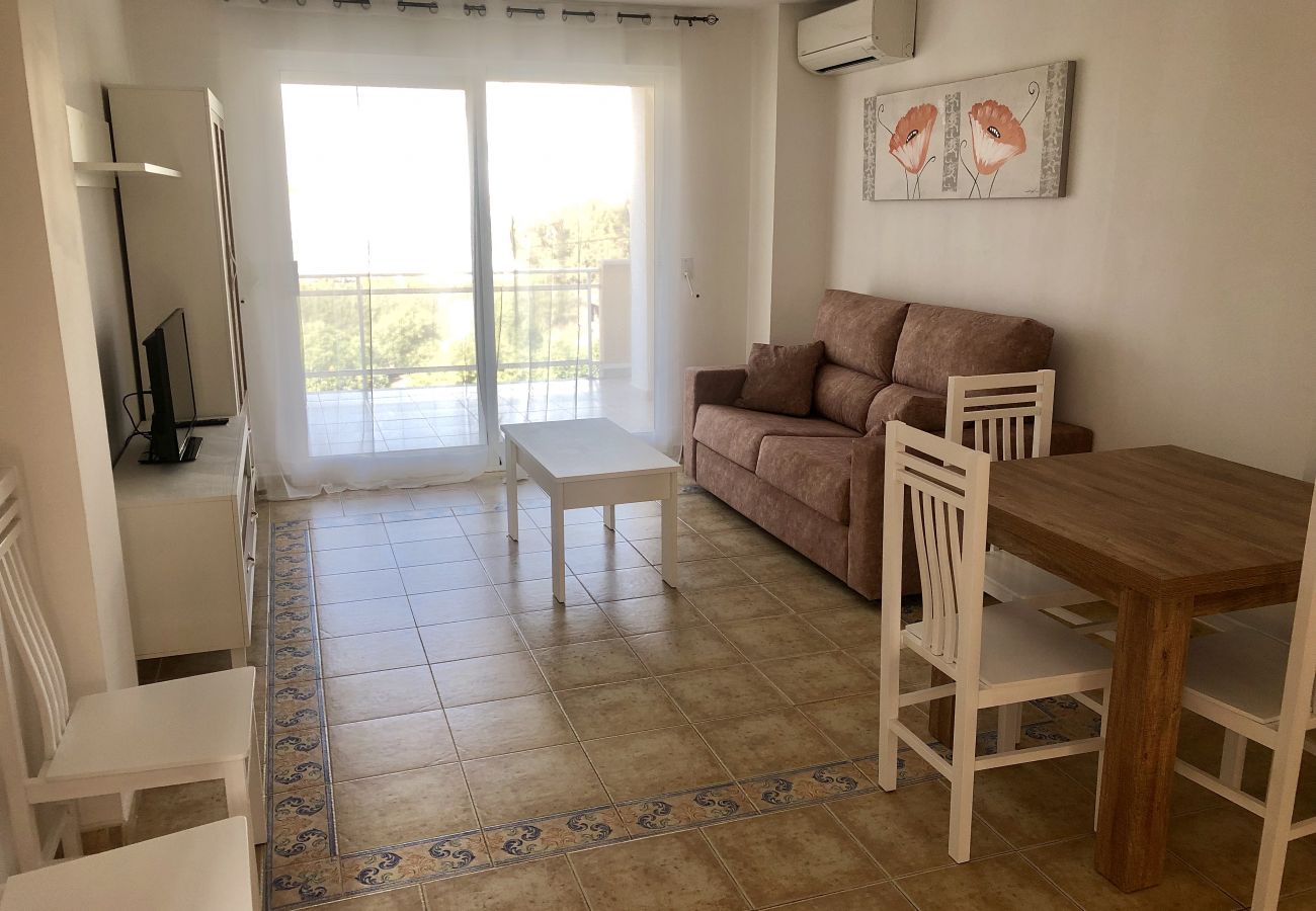 Apartamento en Denia - Apartamento ideal para familiascon parque infantil,piscina y jardin