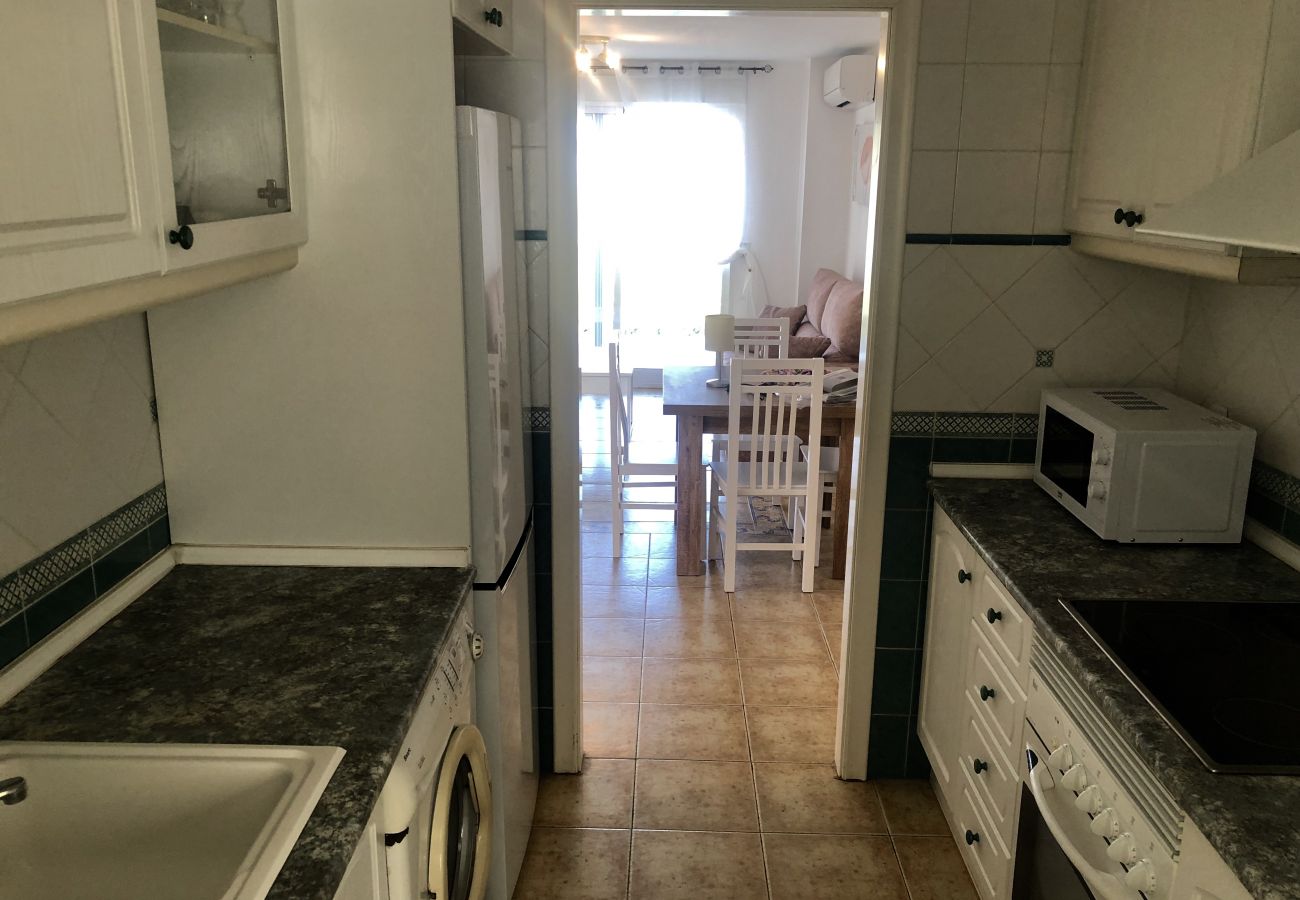 Apartamento en Denia - Apartamento ideal para familiascon parque infantil,piscina y jardin