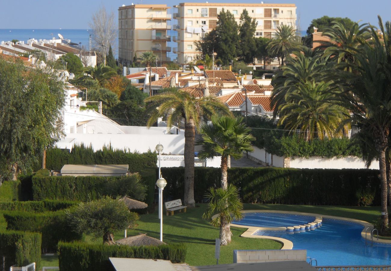 Apartamento en Denia - Apartamento ideal para familiascon parque infantil,piscina y jardin