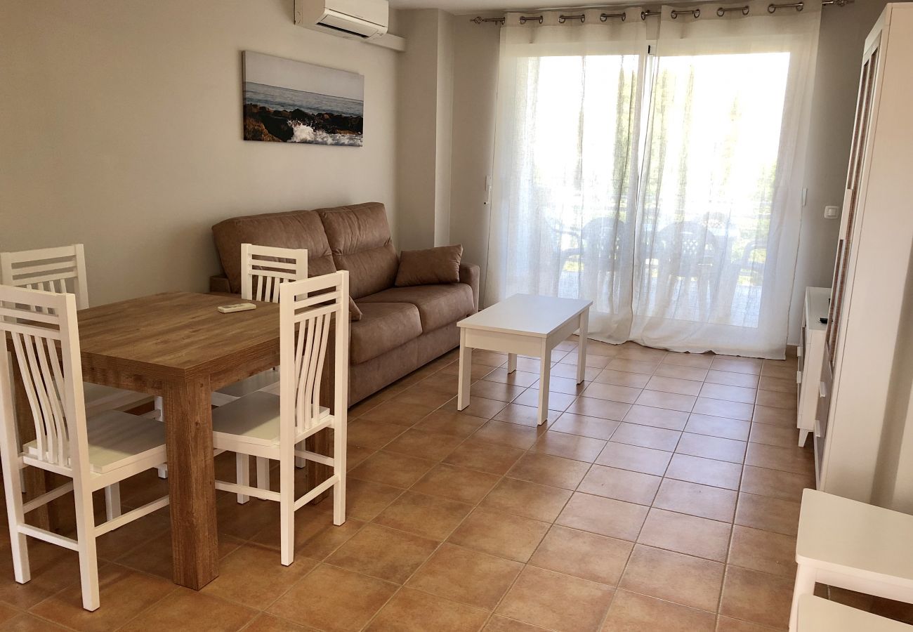 Apartamento en Denia - Apartamento ideal para familiascon parque infantil,piscina y jardin